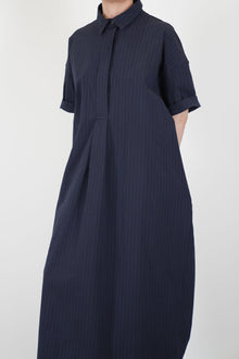 sabi dress navy stripe