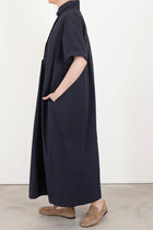 sabi dress navy stripe