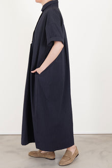 sabi dress navy stripe