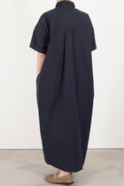 sabi dress navy stripe