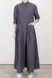 sally dress grey check