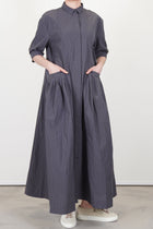 sally dress grey check
