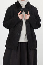 samu shearling jacket brown