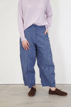 front view bergfabel sandra pants blue