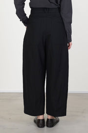sandra pants wool black stripe