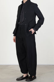 giulia jacket wool black stripe