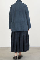suede leather jacket bella cobalto