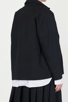 tina shirt wool black stripe