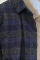 tina shirt wool cashmere carbon check