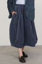 velvet skirt carla moon blue