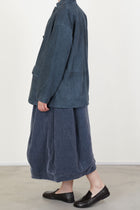 velvet skirt carla moon blue
