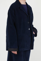 3 pocket blazer corduroy blue