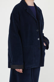 3 pocket blazer corduroy blue