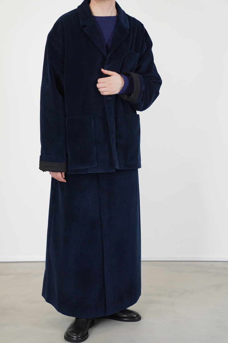 3 pocket blazer corduroy blue