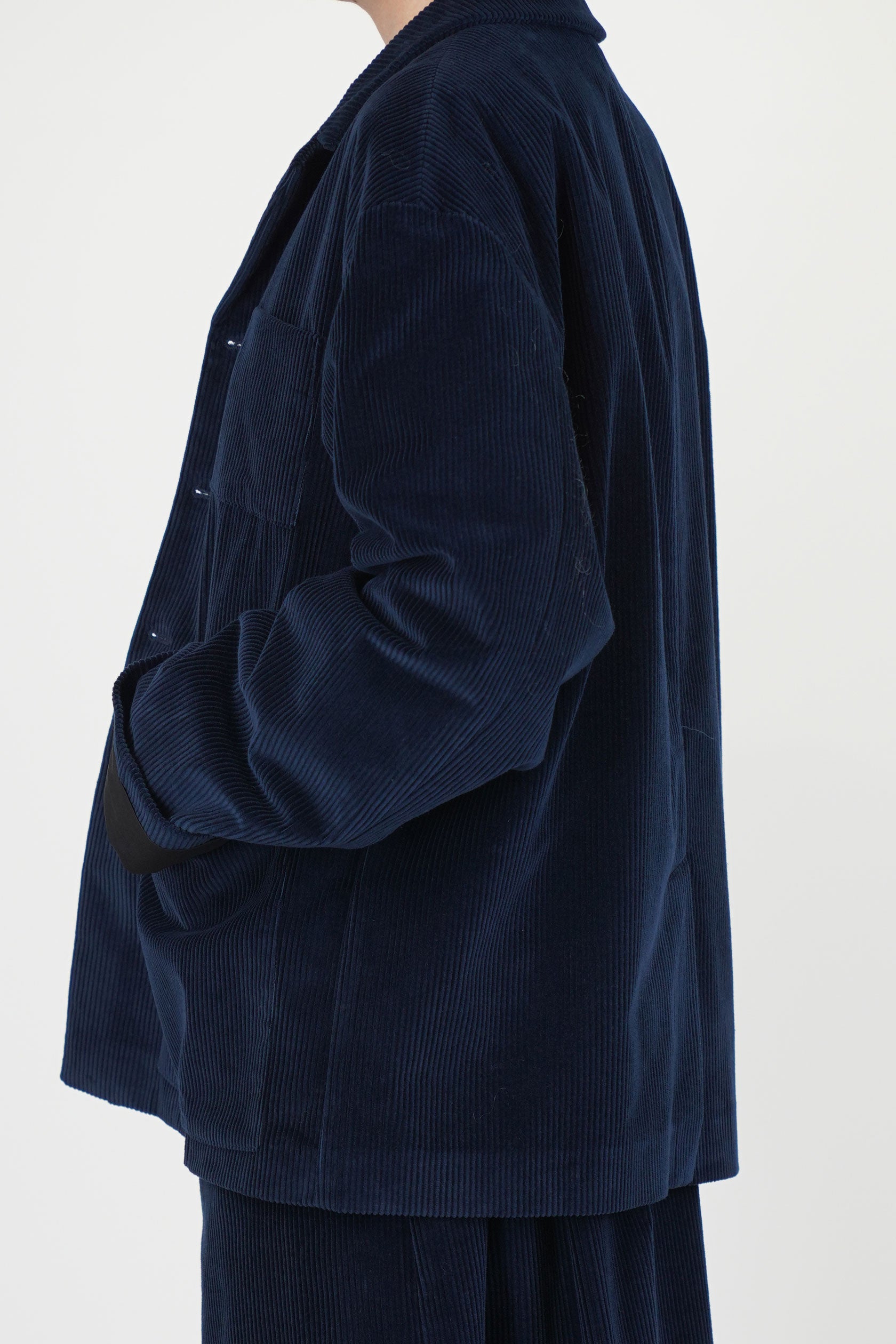 3 pocket blazer corduroy blue