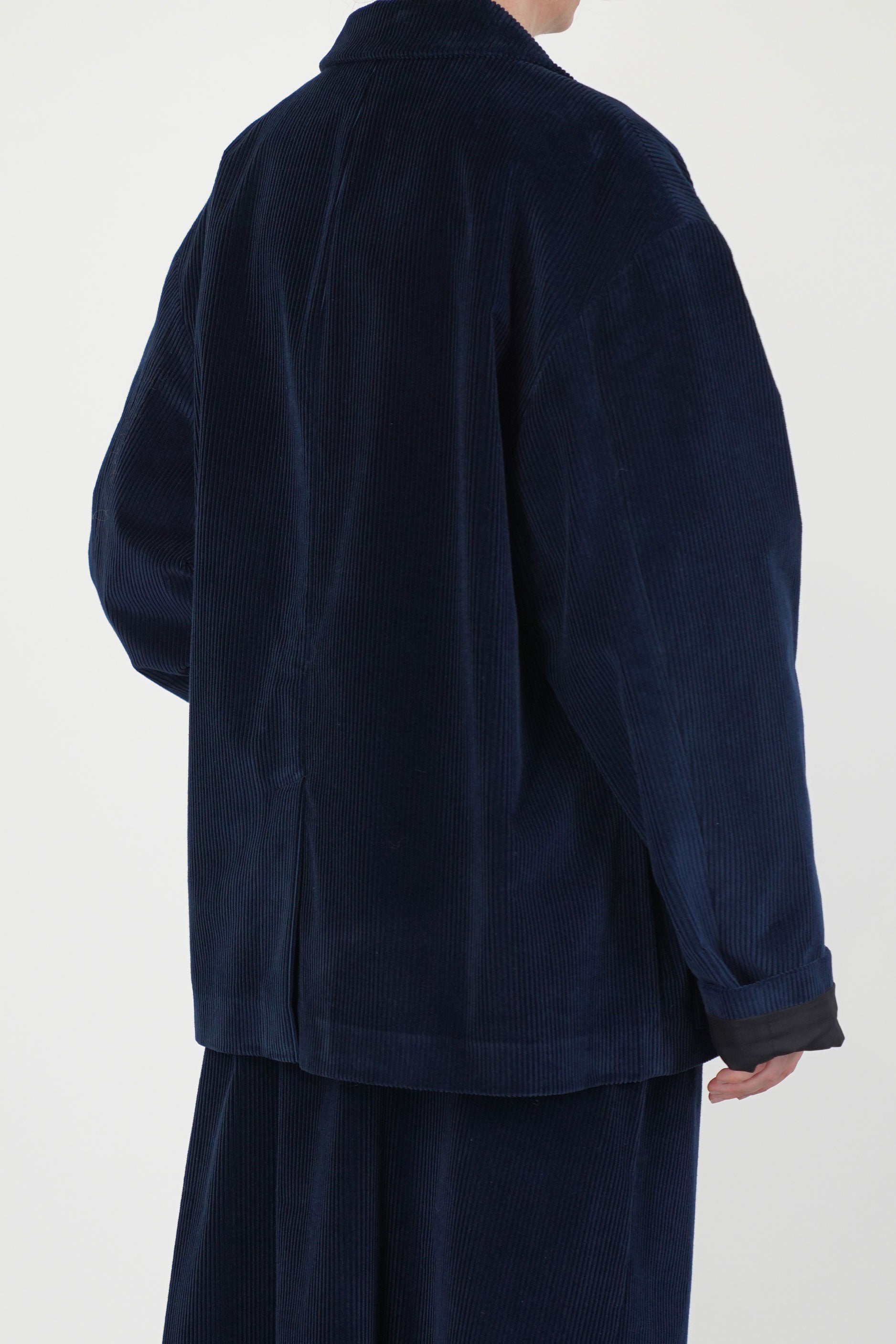 3 pocket blazer corduroy blue