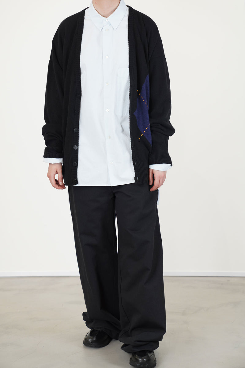 long cardigan cashmere black
