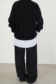 long cardigan cashmere black