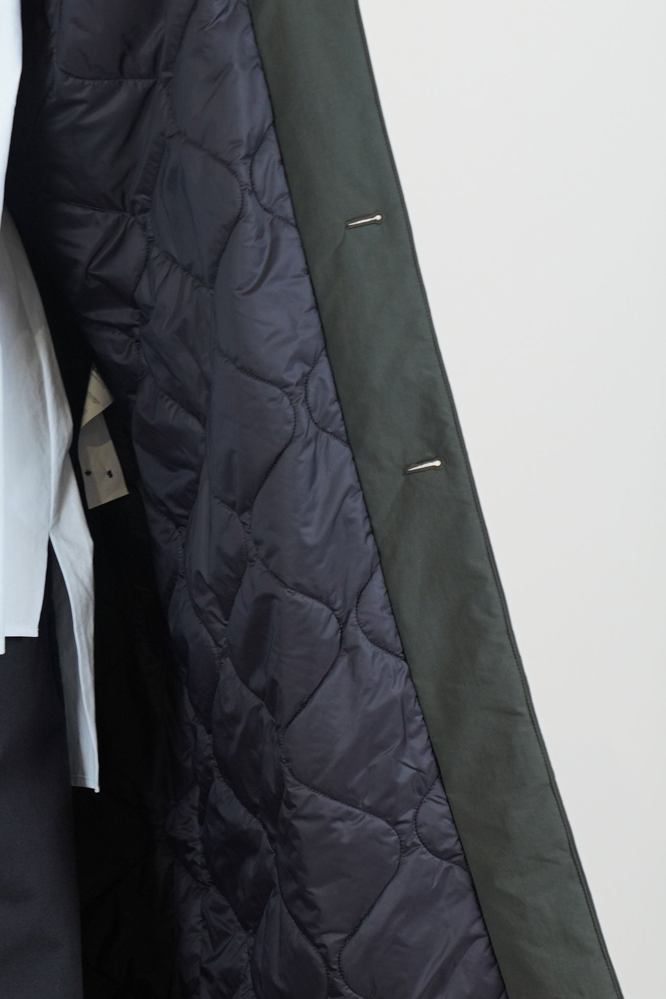 long hooded parka green