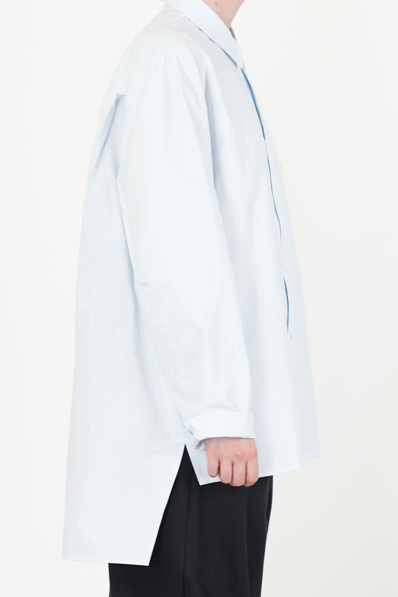 plain shirt pale blue