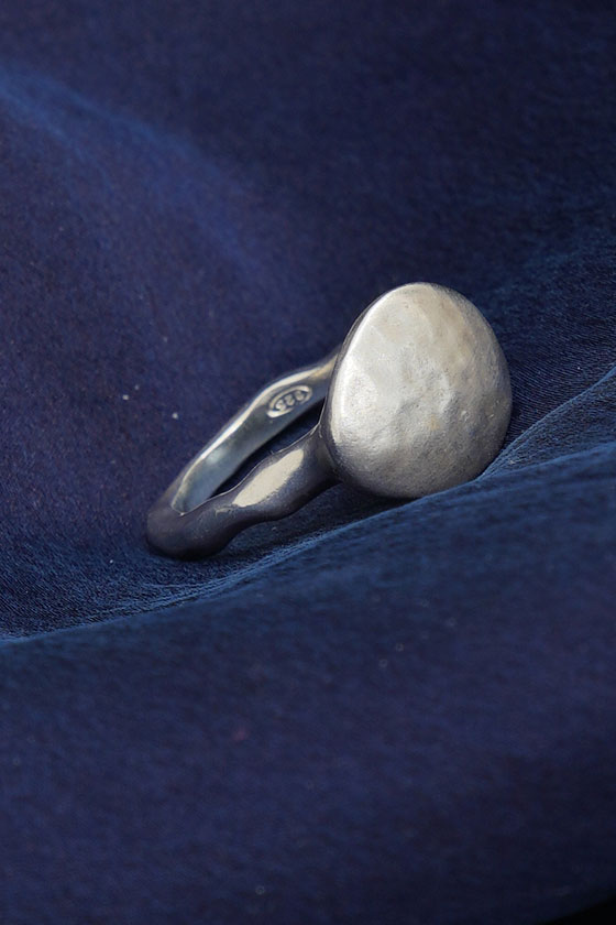 blaze bis ring silver