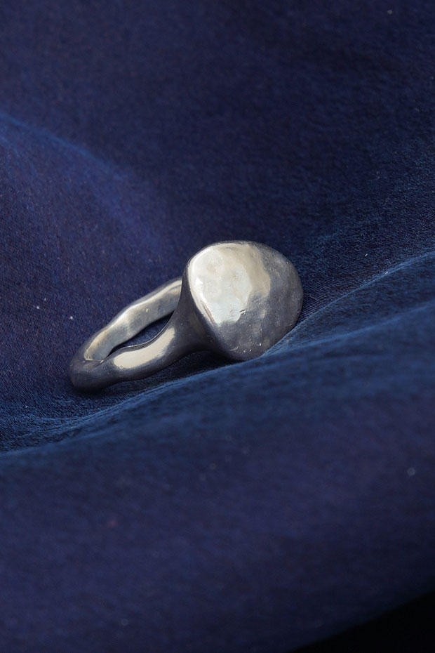 blue ring silver