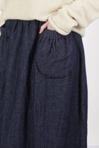 long ghost skirt indigo orfj007