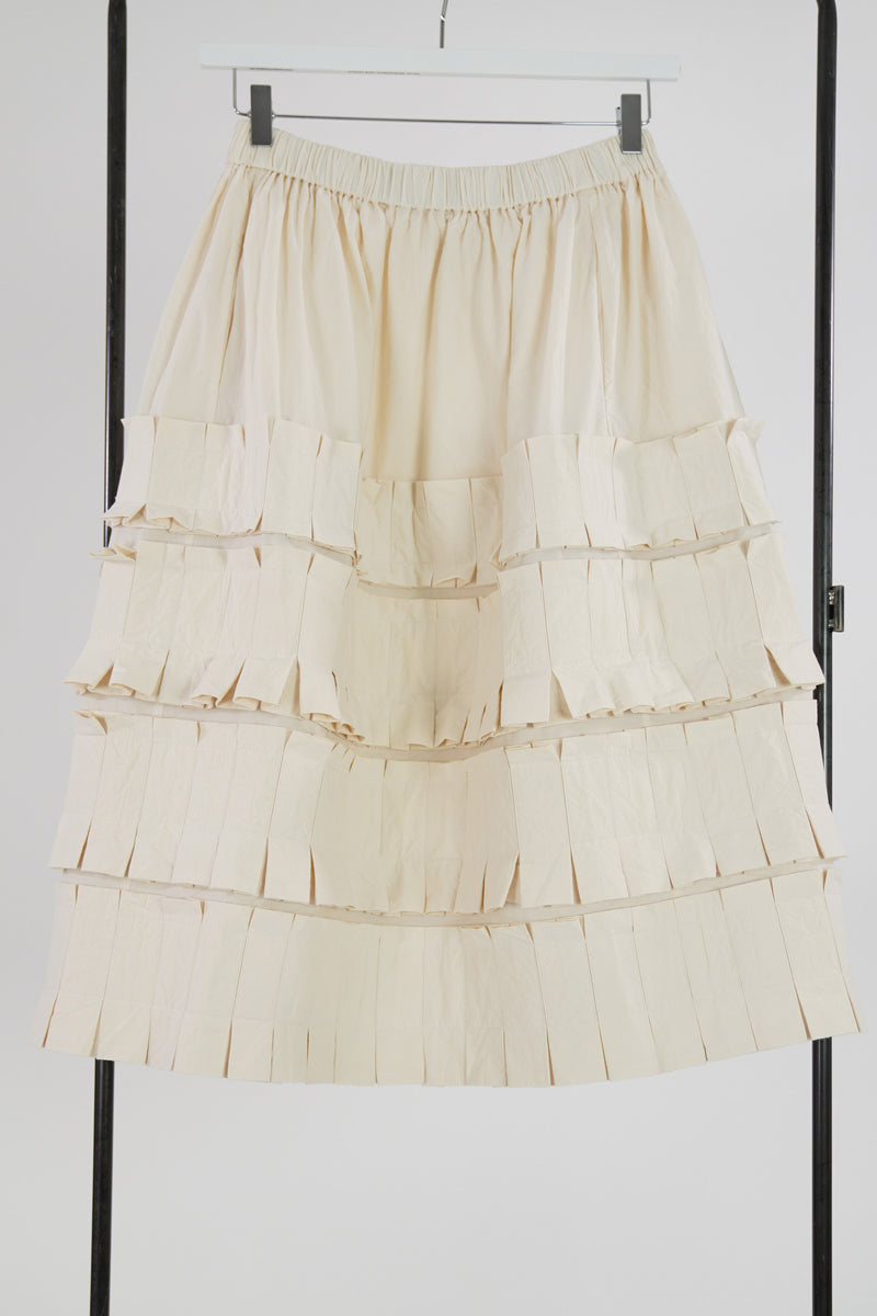 frilly skirt natural