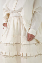 frilly skirt natural 20fj145