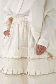 frilly skirt natural