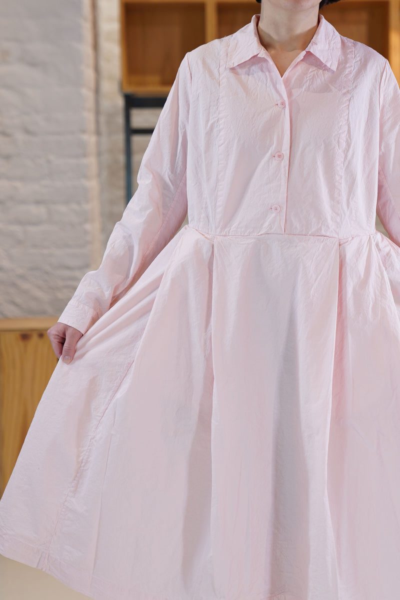 recit dress tafta pink