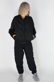mamo blouson black