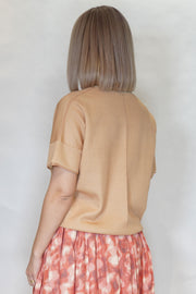 doppio t-shirt blush almond