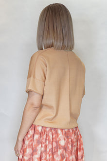 doppio t-shirt blush almond 24fk019