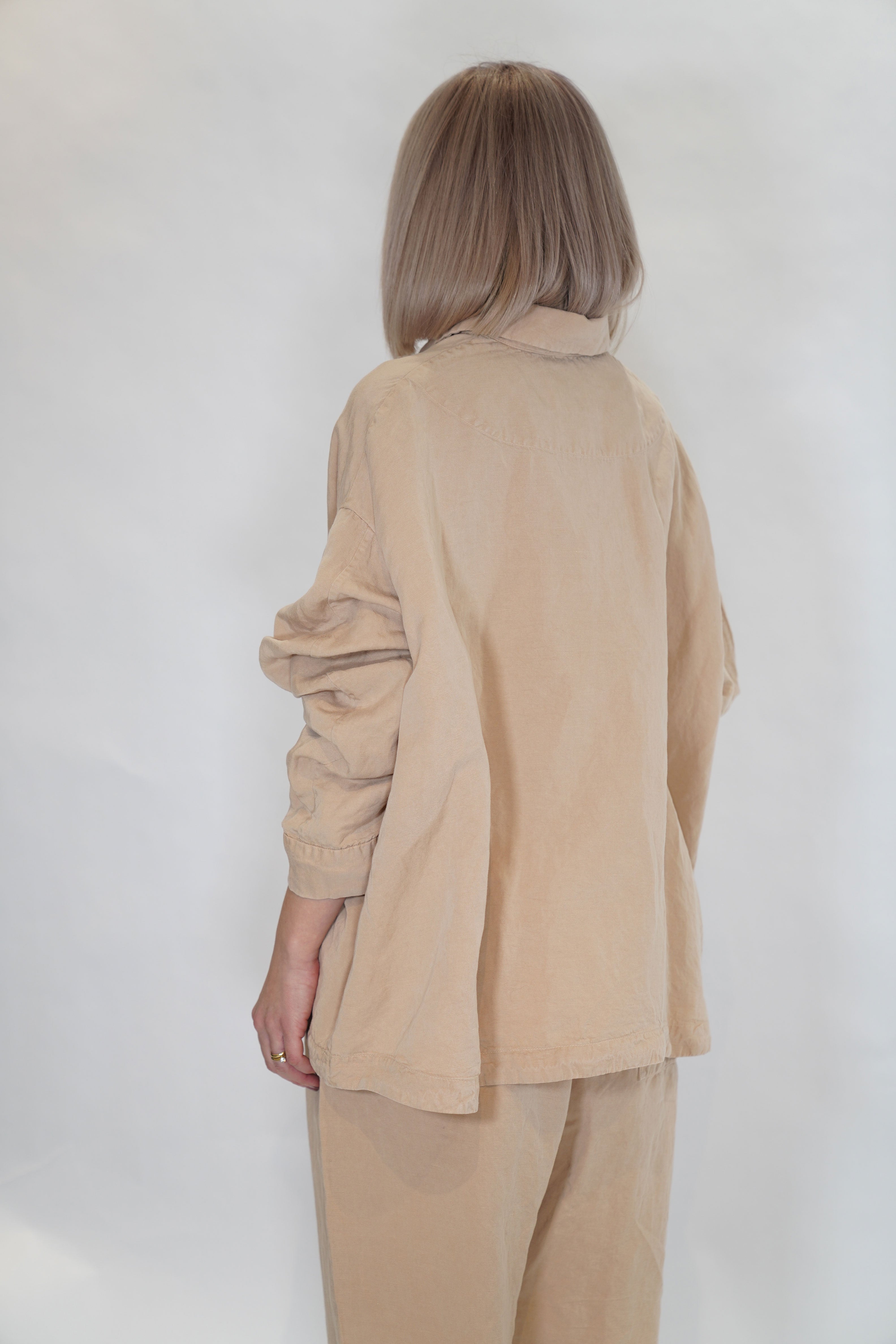 casey casey vallee jacket latte 24FV260 | carrousel the store