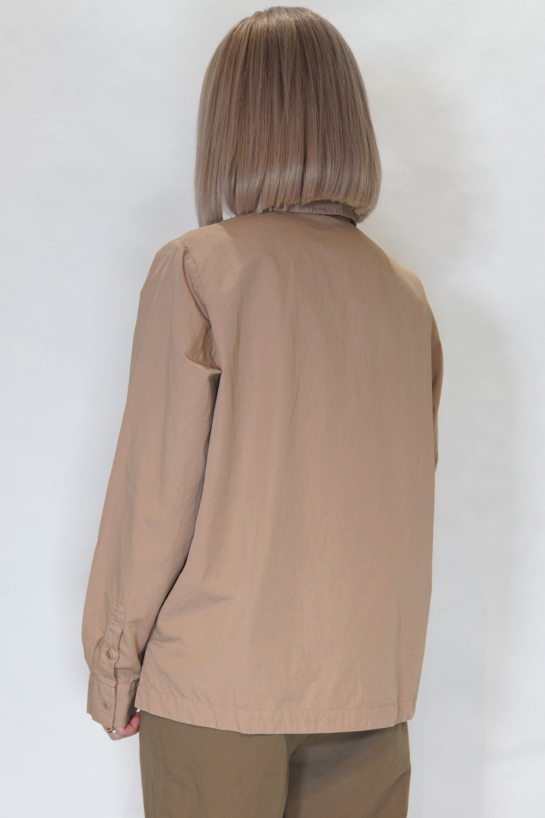 casey casey cotton linen alix shirt sand 24fc375 | carrousel the store