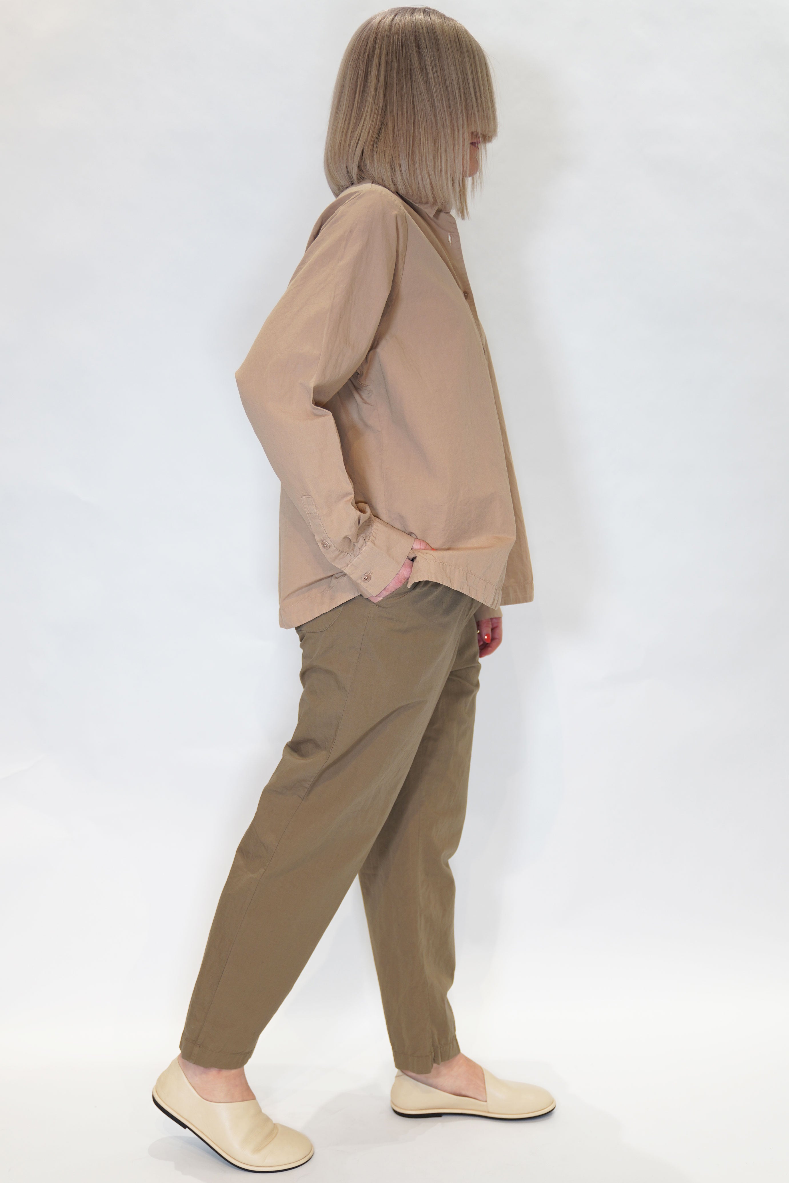 casey casey cotton linen alix shirt sand 24fc375 | carrousel the store