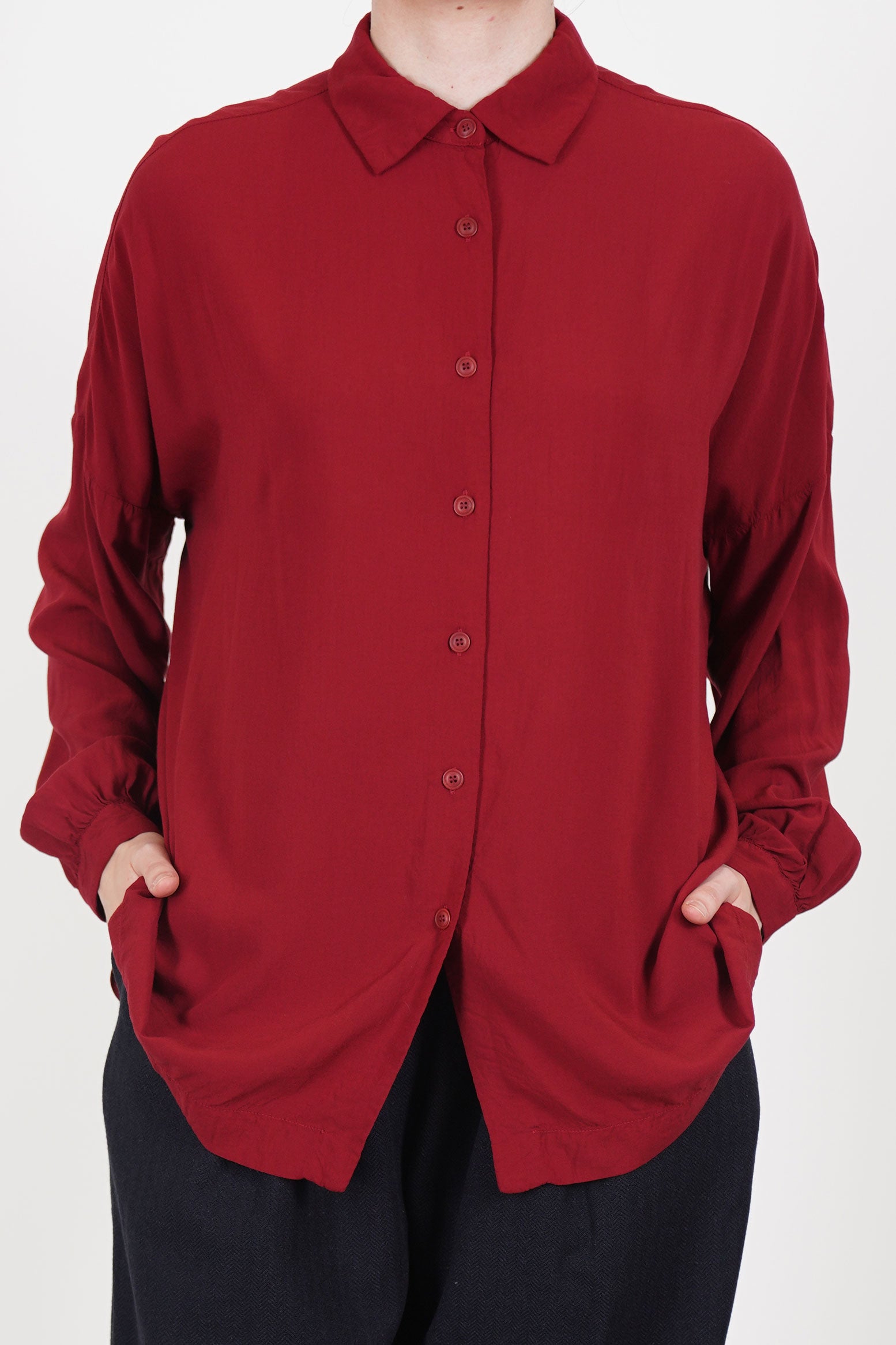 squarbi shirt oxblood 25fc411