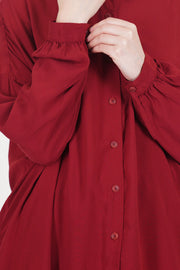 squarbi shirt oxblood