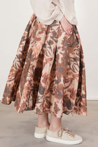 double rideaux skirt ikat reds 25fj217