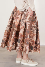 double rideaux skirt ikat reds 25fj217