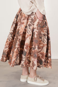 double rideaux skirt ikat reds 25fj217