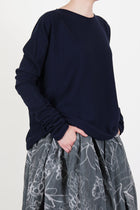 casey casey seamless jumper cashmere night crafted in a fine pure cashmere, knitted in 15 gauge for a compact yet exceptionally soft finish. 