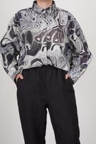 casey casey long chasse pants dark brown and manon shirt dark greys a slow fashion minimalist style