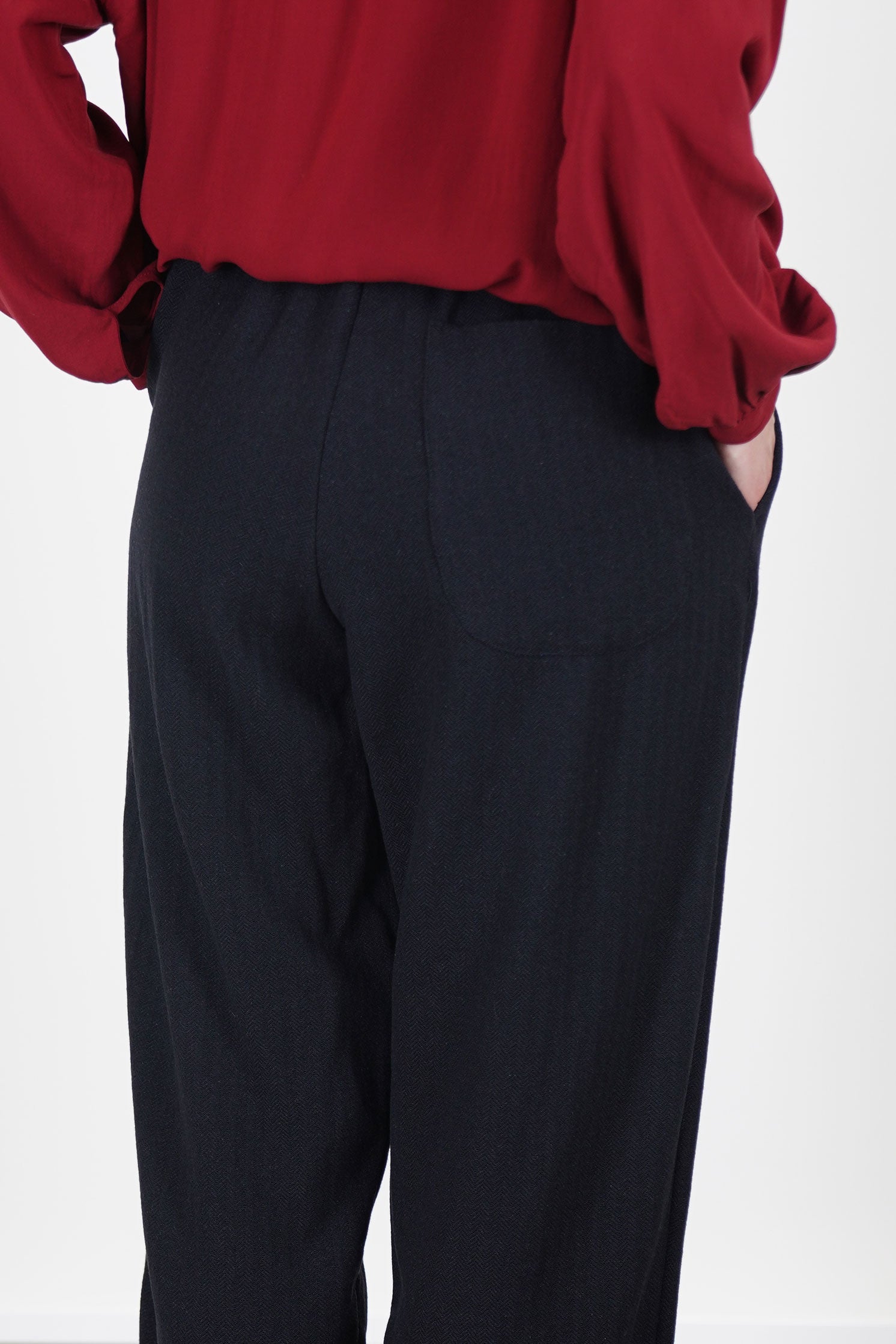 wool cashmere verger pant softy night 25fp260