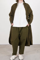 casey casey tippy pant green lake worn with matching yuki shrt dress