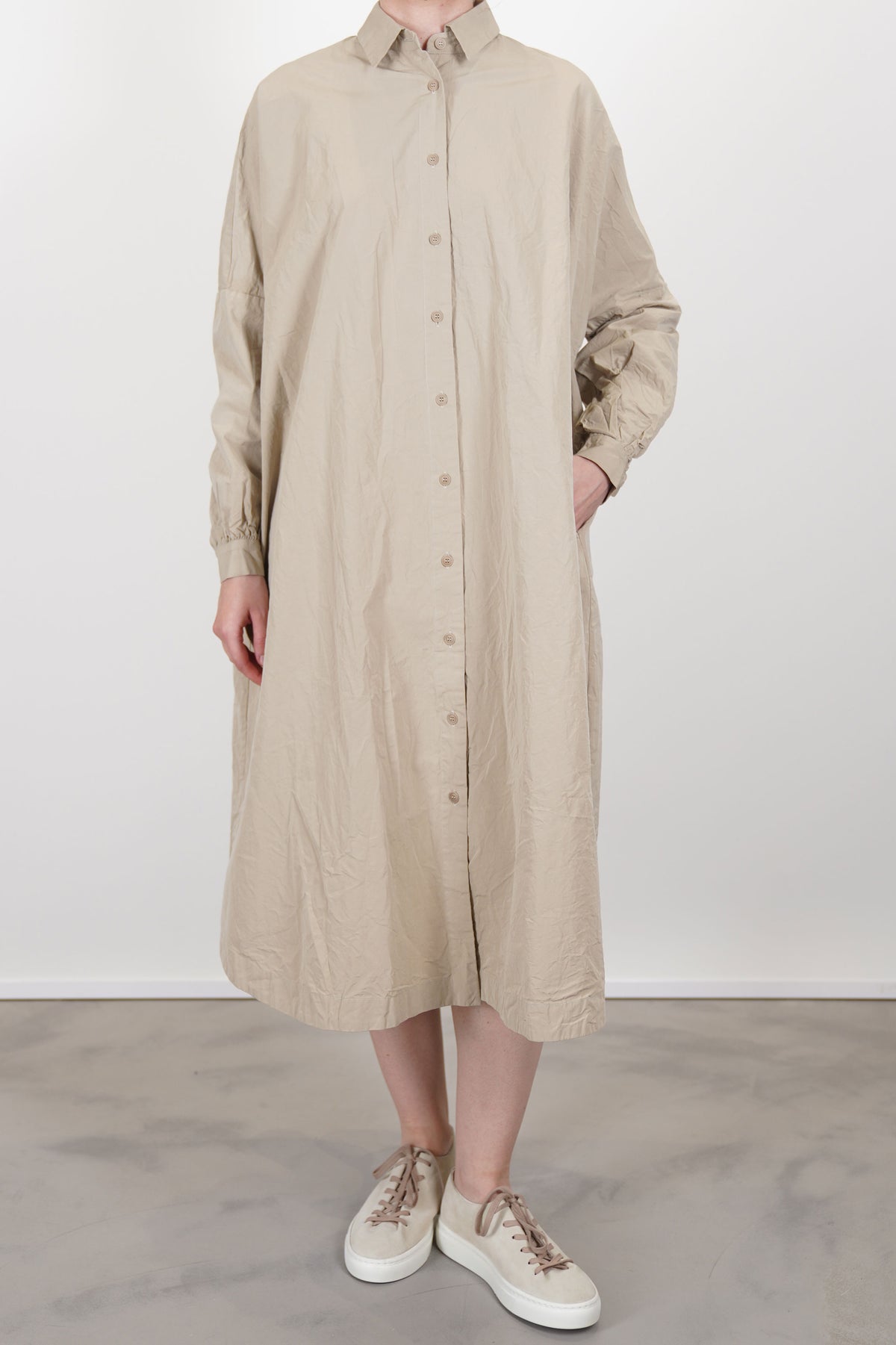casey casey yuri dress oatmeal 25fr550 | carrousel the store