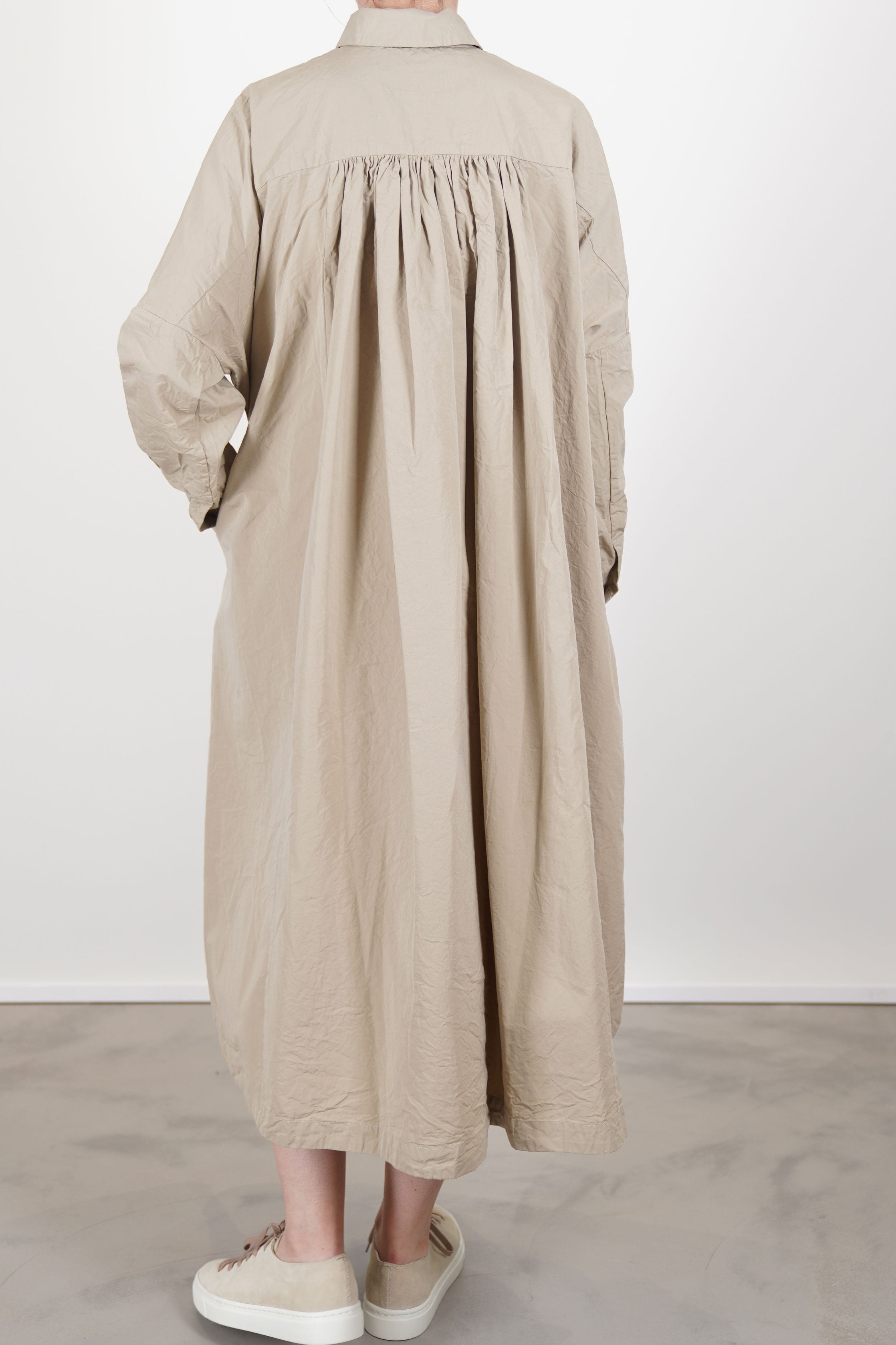 casey casey yuri dress oatmeal 25fr550 | carrousel the store