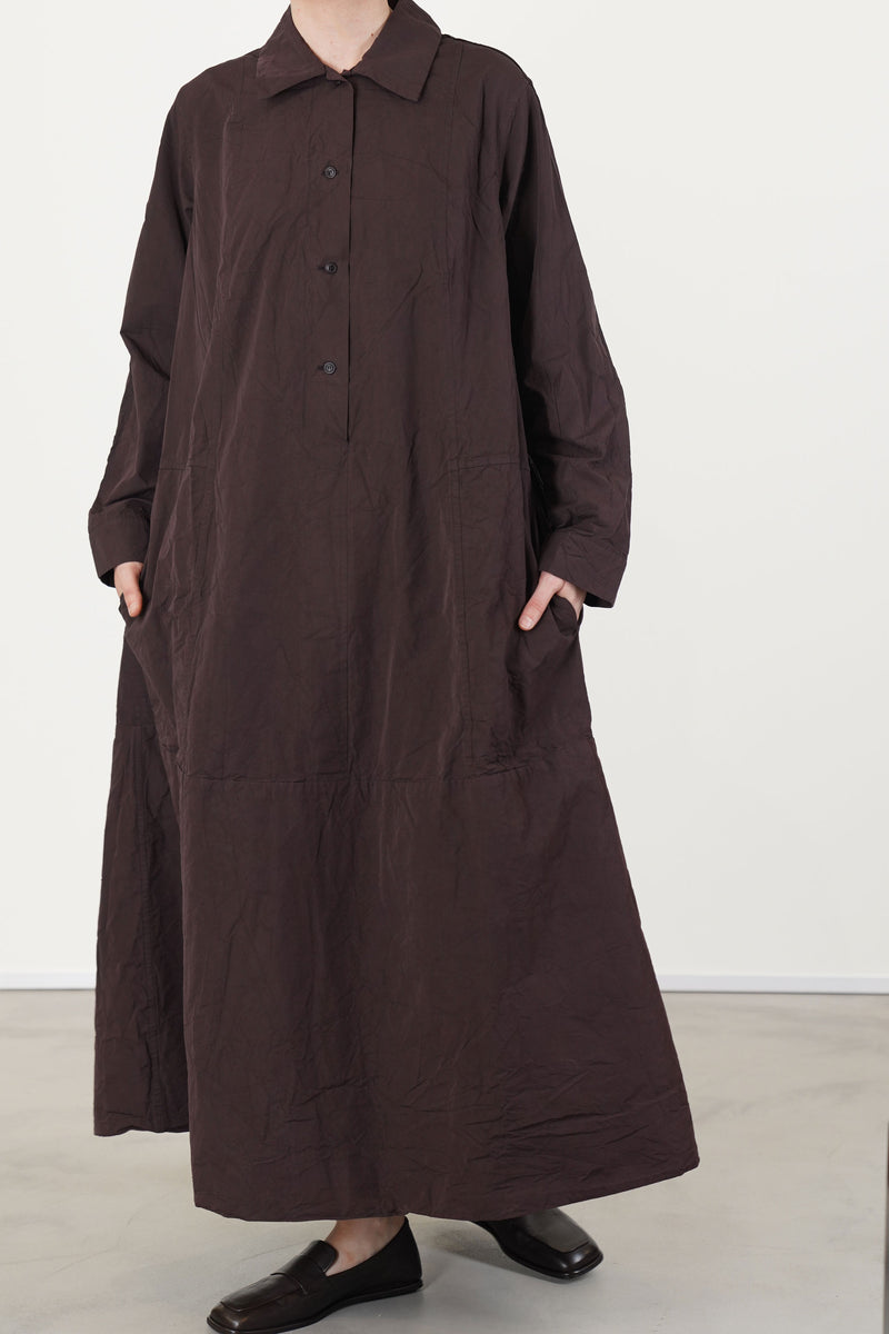 a-line dress ebony