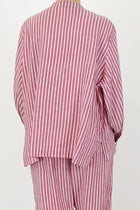 back view of casey casey biggy grandad shirt stripe 2
